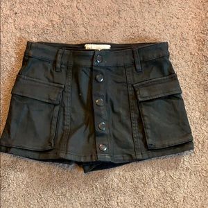 Jean skirt with built in shorts - Free People